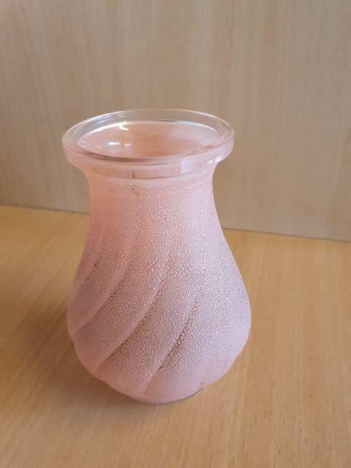 Glass Vase - height 13cm