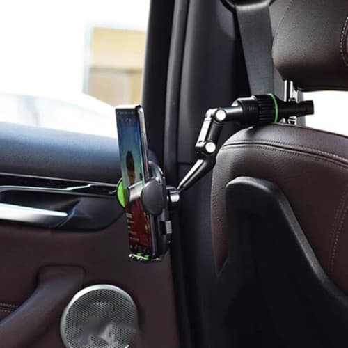 B06 Universal Adjustable Car Rearview Mirror Cell Phone Holder