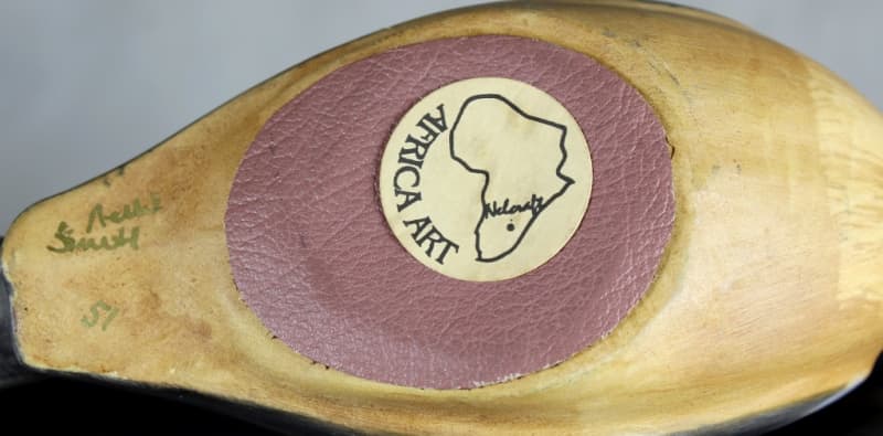 Signed African Art - Wooden Woodpecker - BID NOW!!!