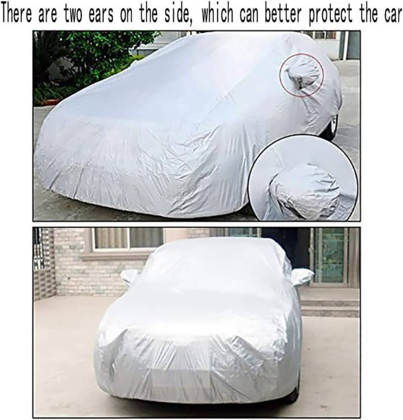 Car Cover Waterproof All Weather for Automobiles, Universal Fit for Sedan
