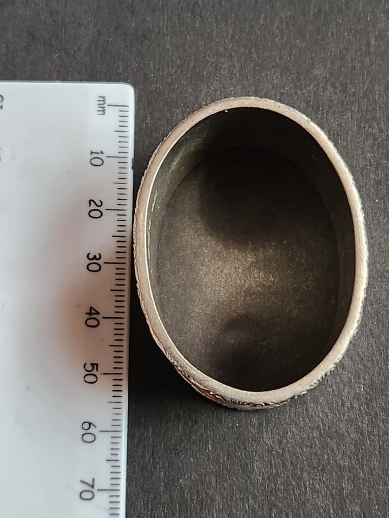 Hallmark Silver Serviette Ring 31.1g  - as per photograph