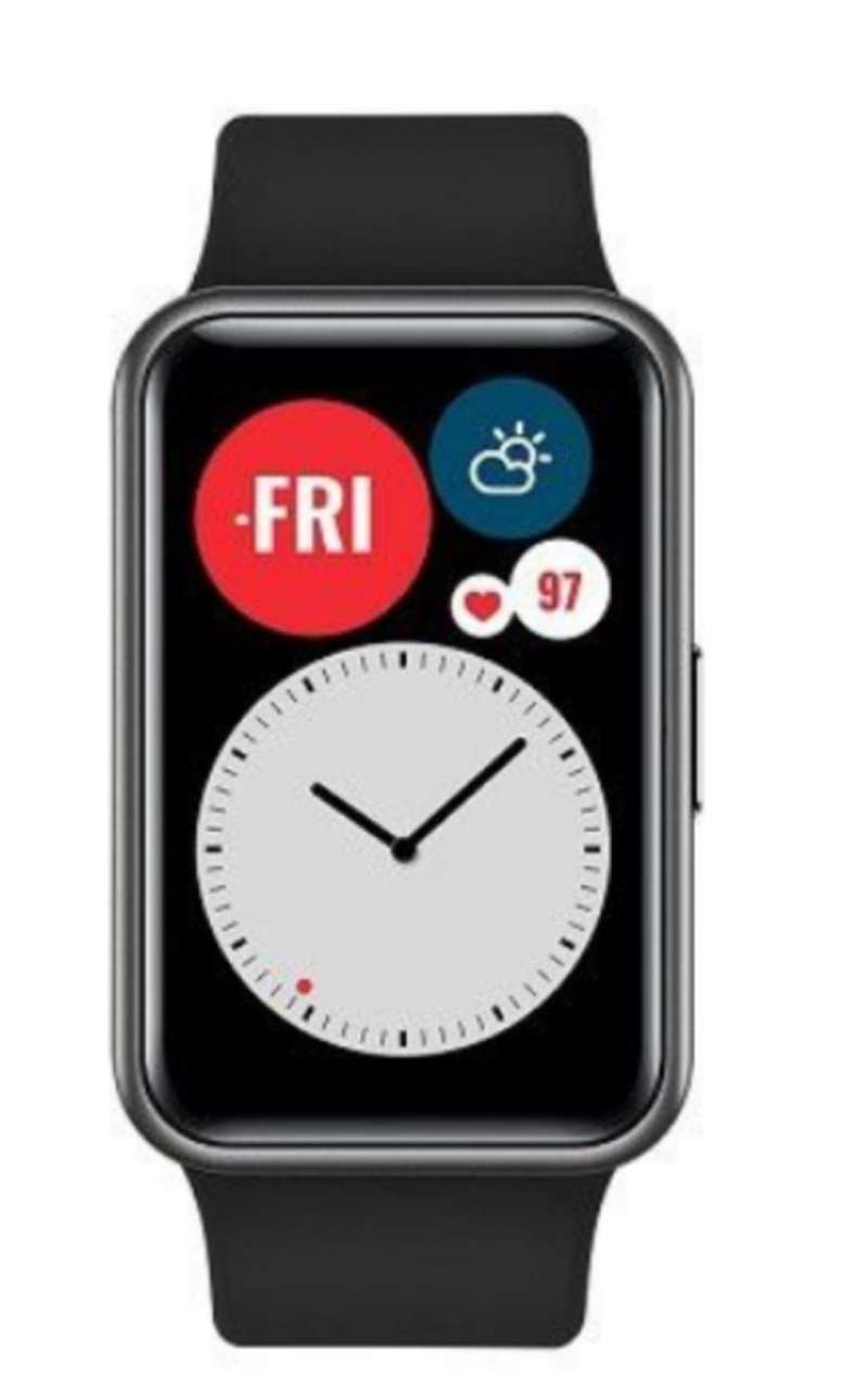 Smart Watches Huawei Fit Fitness Tracker Graphite Black was listed