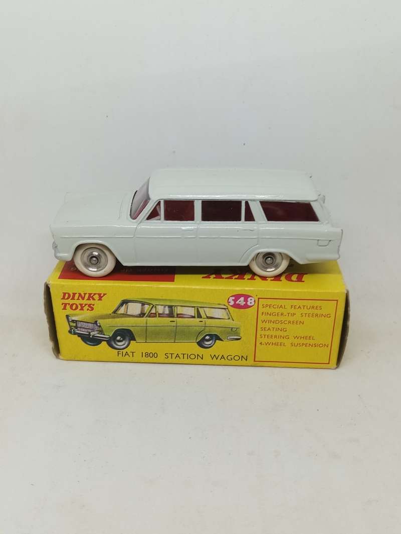 Boîte Vide D'Origine Dinky Toys N°2 - Fiat 1800 Familiale (Réf 548) - Collection
