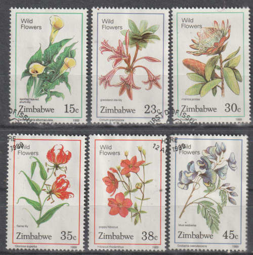 ZIMBABWE 1989 Wild Flowers UNH SG 750-5