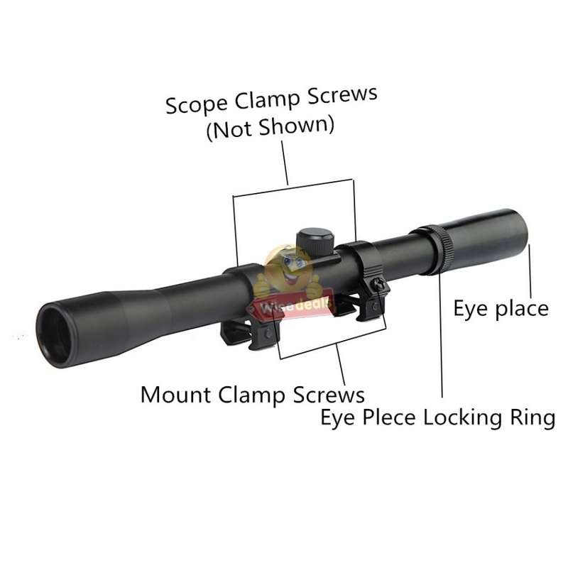 Target Scope Parts Scopes - 4 X 20 Rifle Scope Fast and Accurate for Target Shooting ...