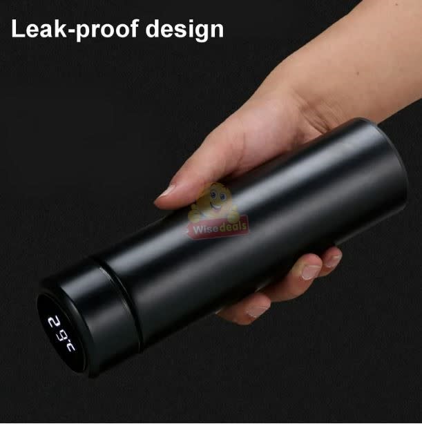 Smart Temperature LED Display Thermal Flask, Leak-Proof and 304 Stainless Steel