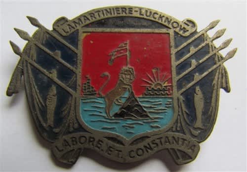 Prestigous Lamartiniere-Lucknow School Badge **Scarce**
