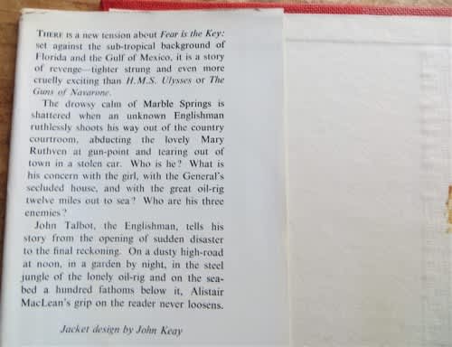 1961 Alistair MacLean - Fear is the Key