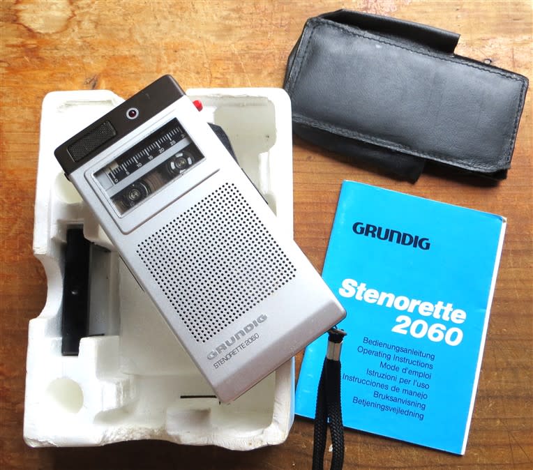 Grundig Stenorette Recorder - Looks great Condition - Untested As Is