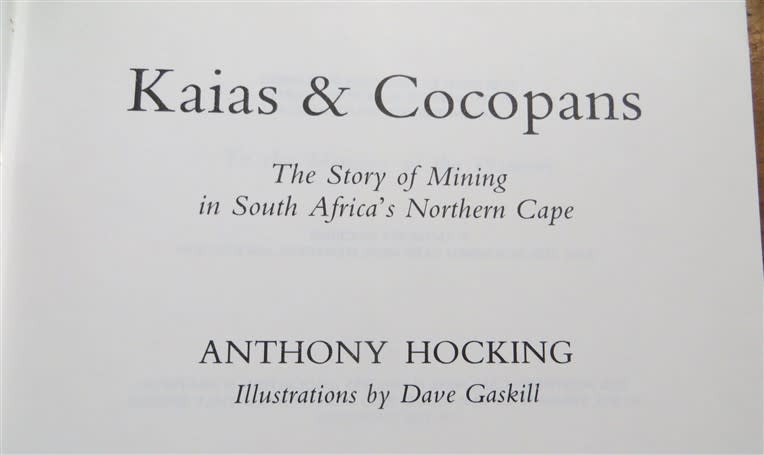 Kaias and Cocopans - Anthony Hocking - Mining Northern Cape