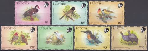 Lesotho - 1989 - Birds
