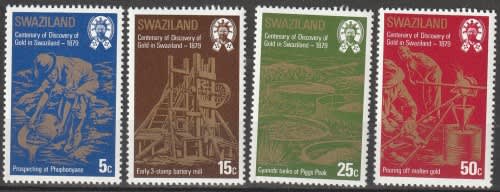 Swaziland - 1979 - Centenary of discovery of gold in Swaziland Mining Minerals