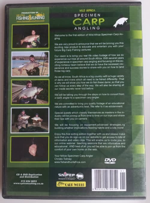 Wild Africa specimen carp angling volume 1 dvd
