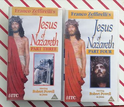 Movies - Jesus of Nazareth 4 x VHS for sale in Ventersdorp (ID:619653251)