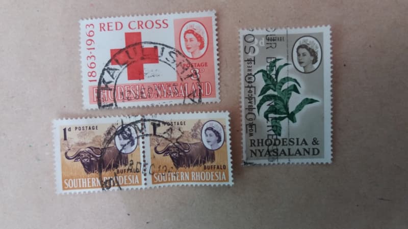 Rhodesia and Nyasaland 1963 & 1964 *4 x stamps*