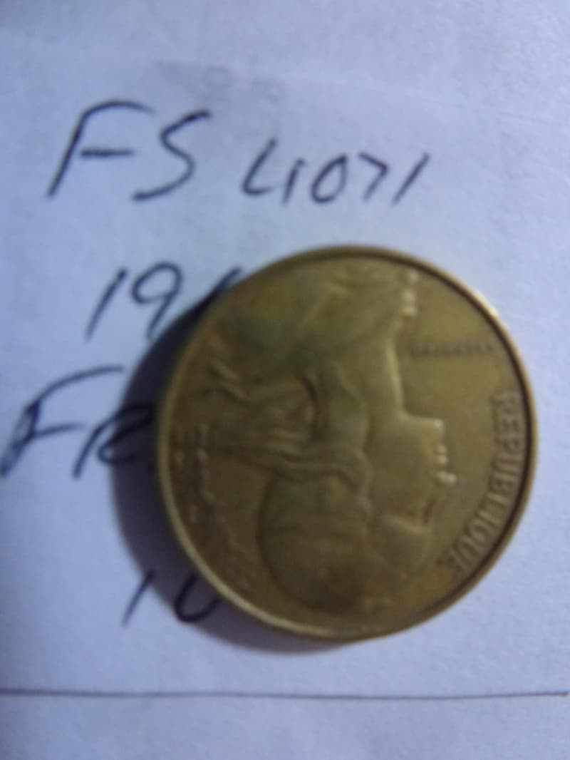 1965 France 10 centimes