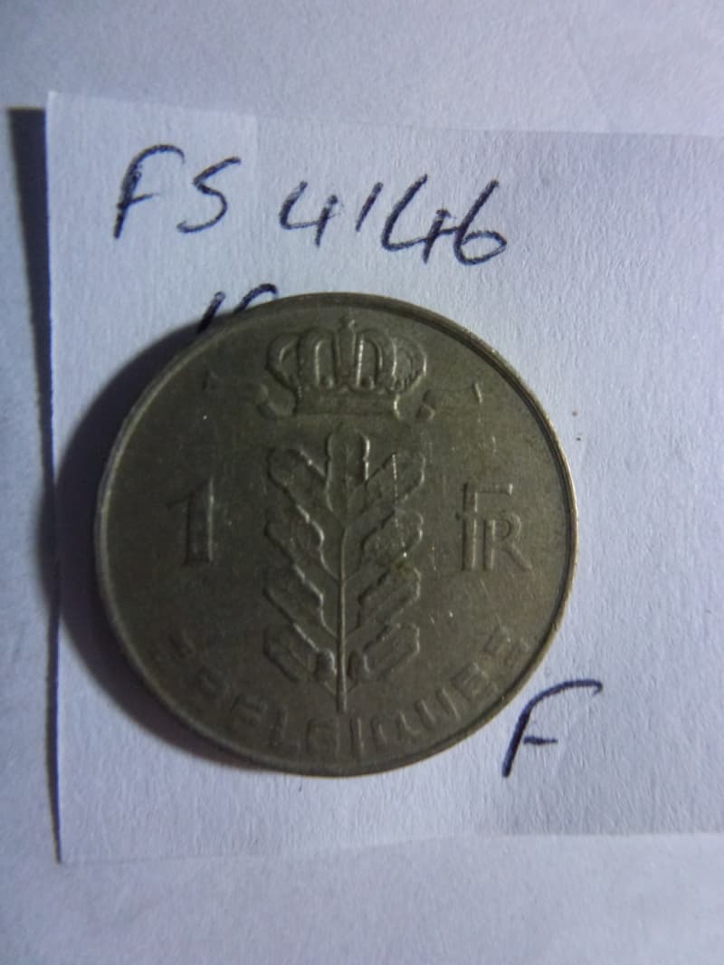 1977 Belgium 1 franc