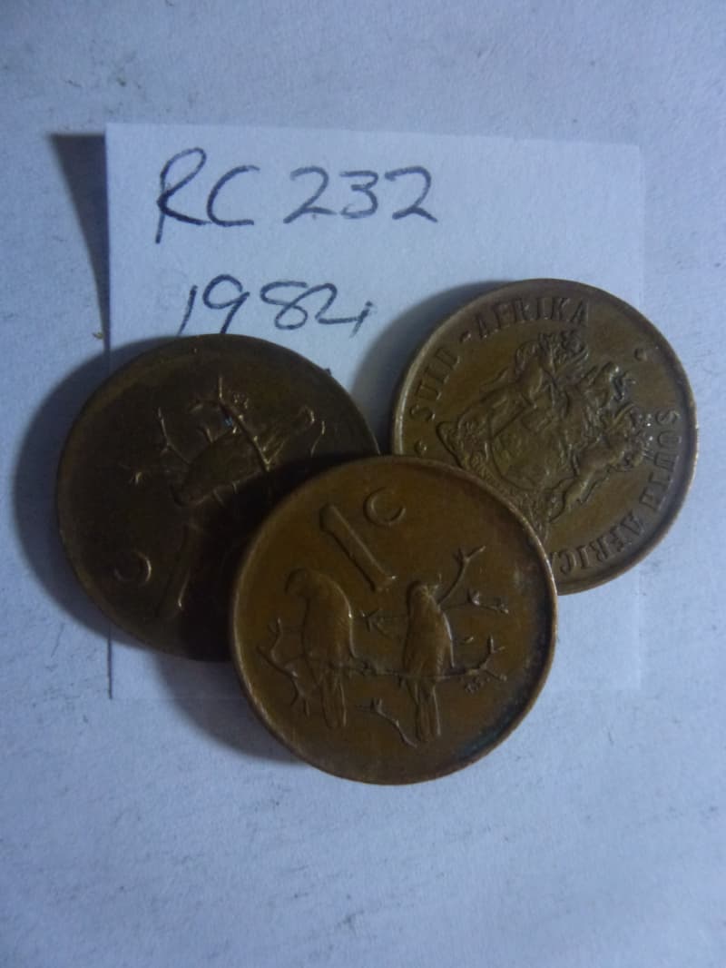1984 Republic of South Africa 1 cent