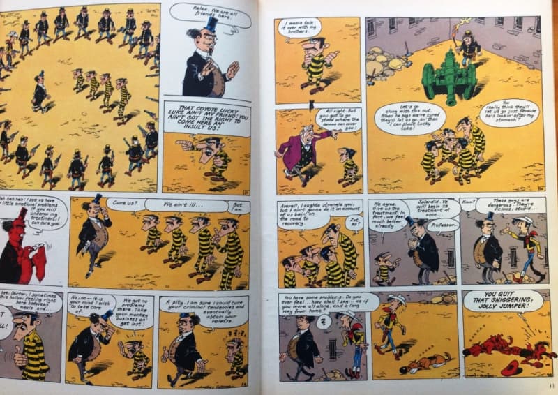 Lucky Luke - Curing the Daltons - Morris and Goscinny