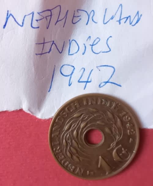 NETHERLANDS INDIES 1942 COIN