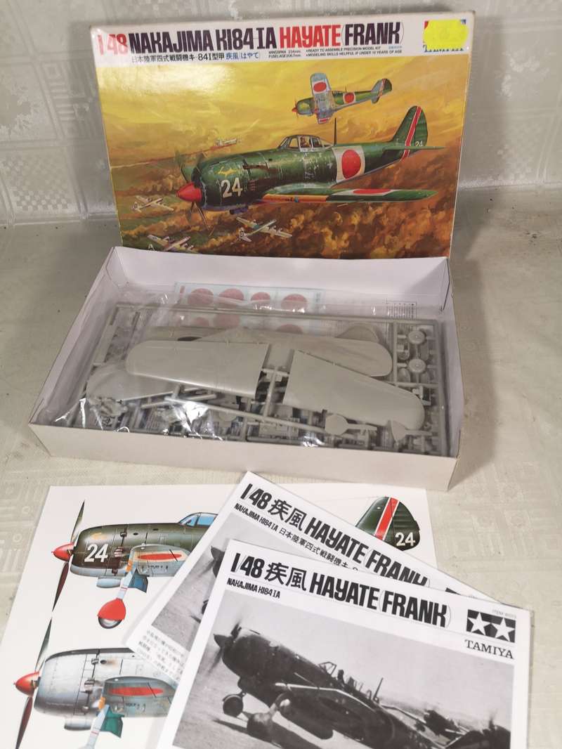 Tamiya Ki-84 Hayate - Maquette Avion 1/48 - Plastic Injecté - Chasseur Japonais