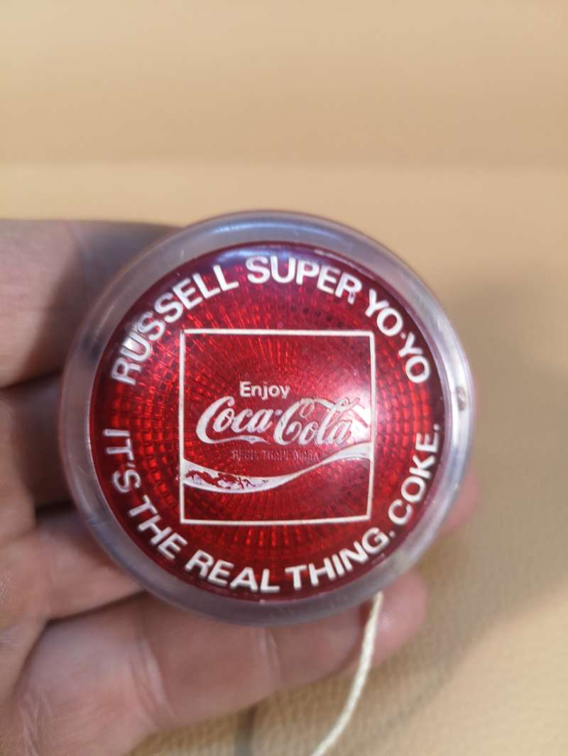 Vintage Toys rare RUSSELL COCA COLA COKE SUPER YOYO YOYO 1976