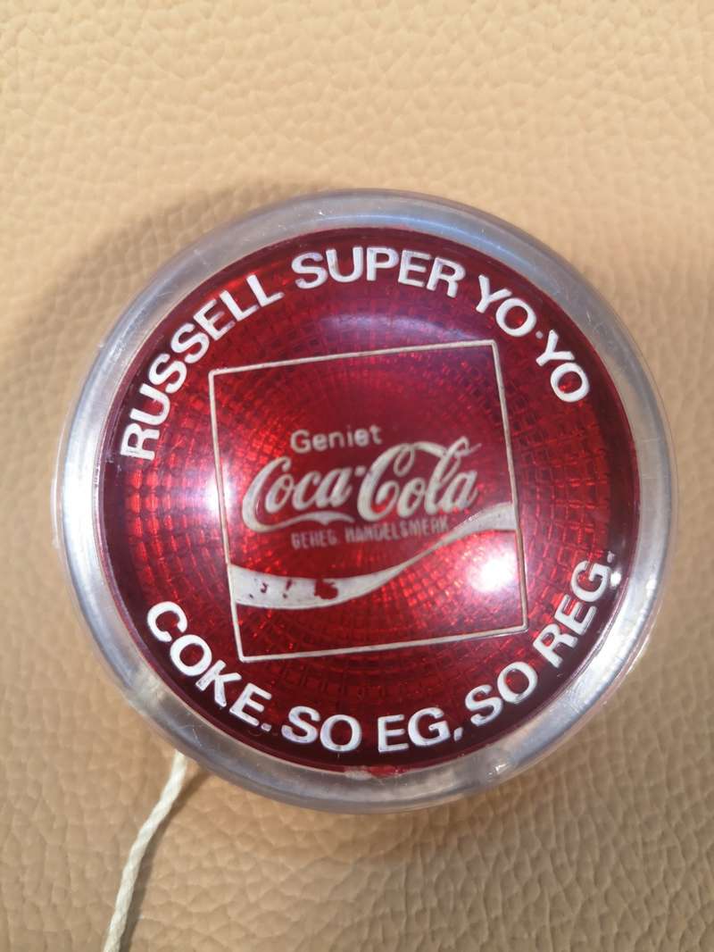 Vintage Toys rare RUSSELL COCA COLA COKE SUPER YOYO YOYO 1976