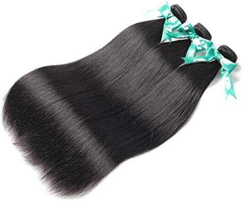 Brazilian Hair 3 Bundles 20inch and 4x4 1 way lace closure.12A
