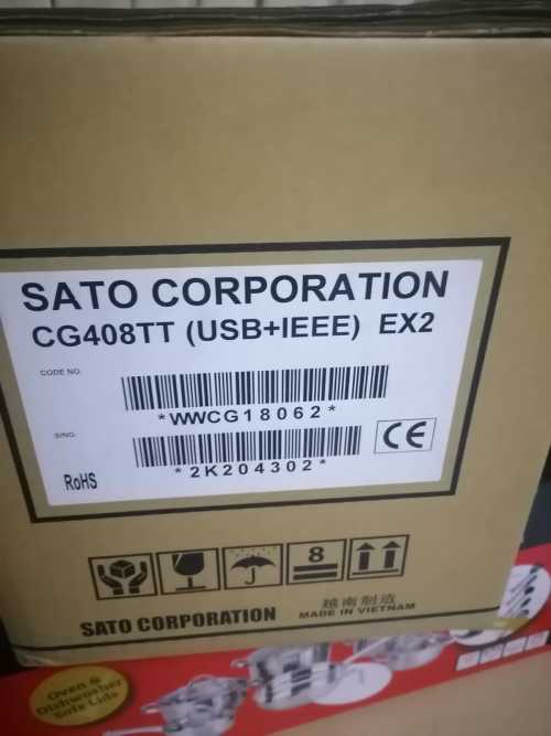 Sato Corporation CG408TT (USB+IEEE) EX2 - BAR CODE LABLE PRINTER - **R9400.00** BRAND NEW COMPLETE