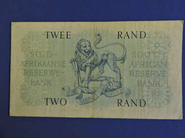 G Rissik - South African Reserve Bank R2 Two Rand Bank note G RISSIK ...