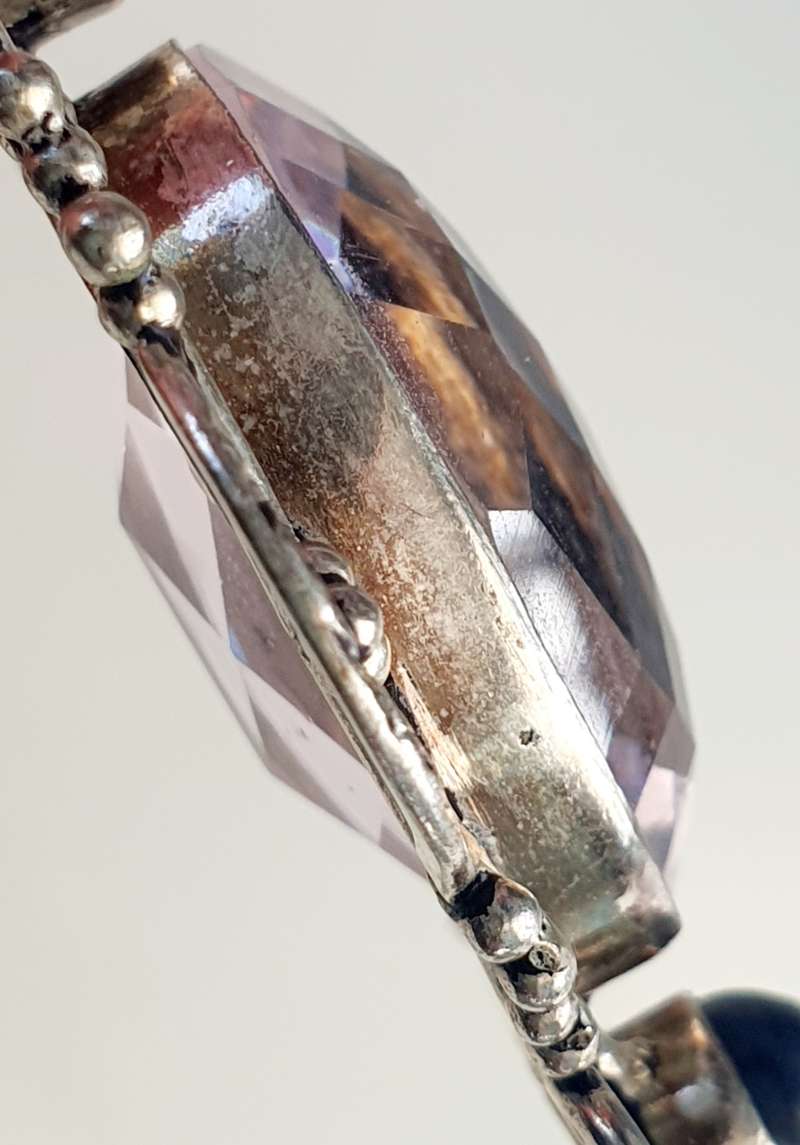 Necklaces & Pendants 925 SILVER LARGE PENDANT ART DECO DESIGN