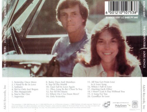 The Carpenters - Love Songs (CD)