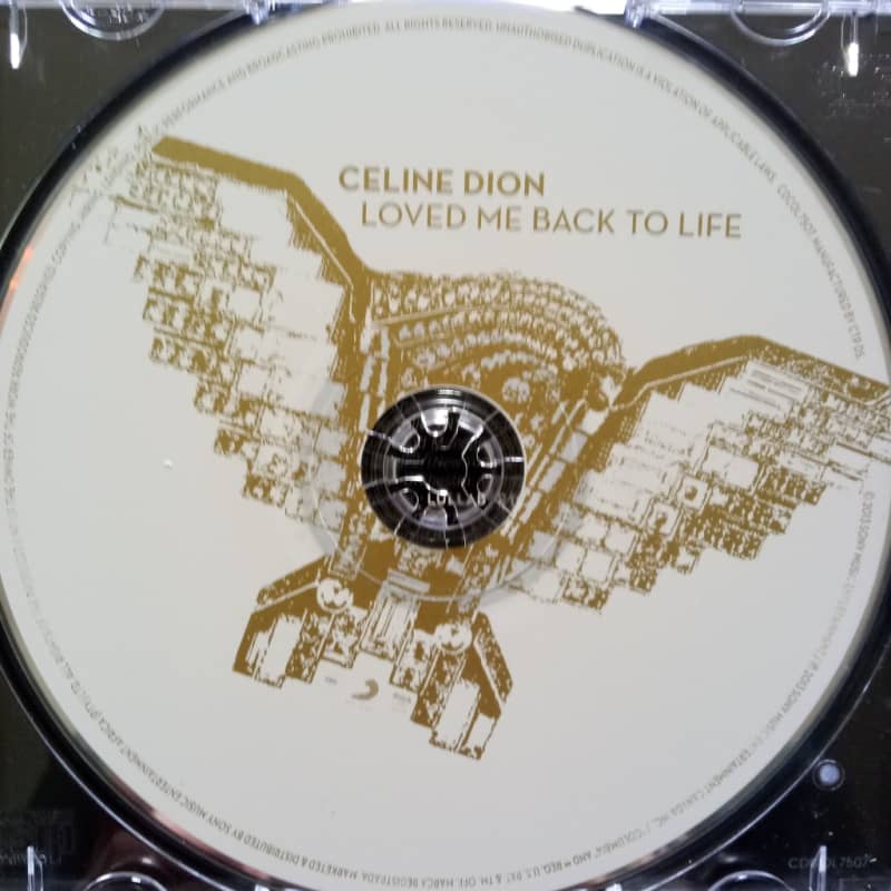 Celine Dion (CD) Loved Me Back To Life