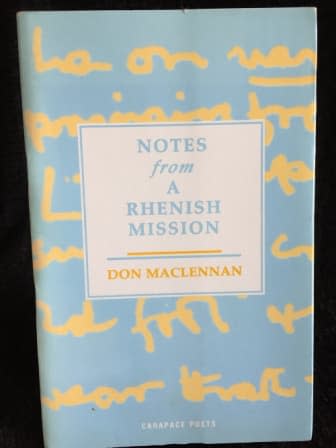 Notes from a Rhenish Mission by Don MacLennan | Extremely scarce!!!