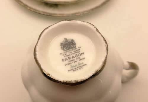 Vintage PARAGON "First love" Trio Stroke-on-Trent,By appointment to The Queen -6 available