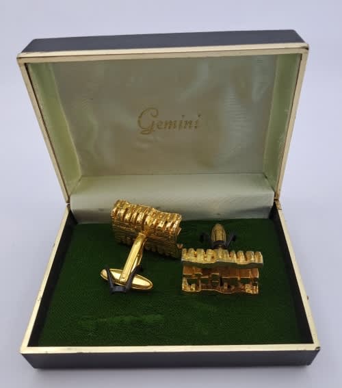 Vintage Gemini Cufflinks -Boxed