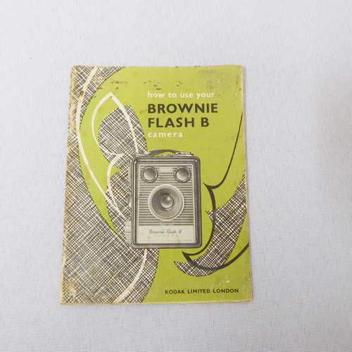 How to use your Brownie flash B camera instruction manual