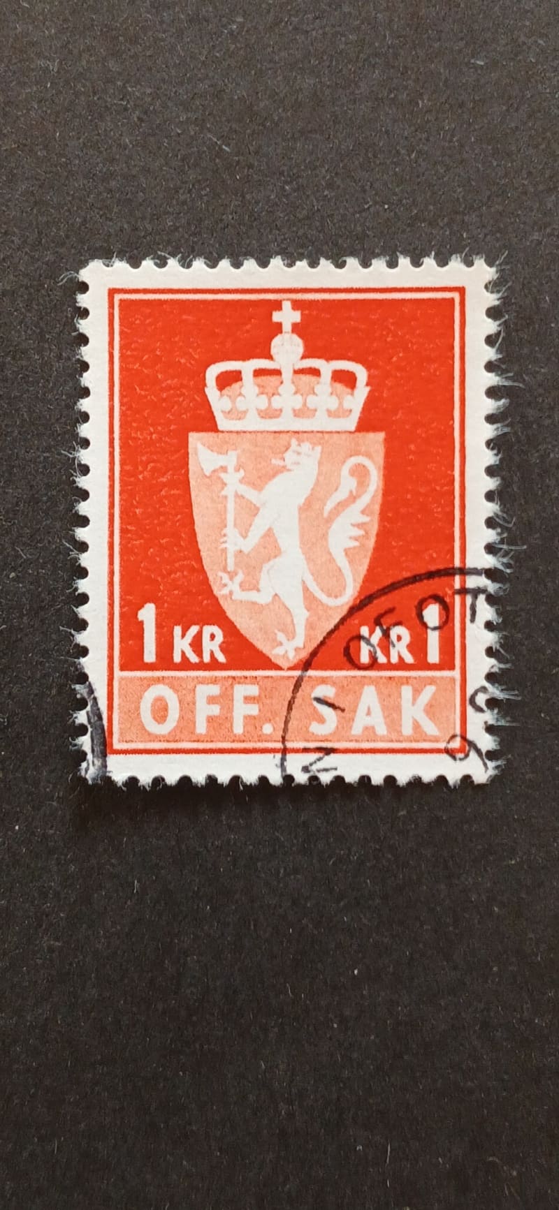 NORWAY 1955-74 OFFICIAL STAMPS-NATIONAL ARMS