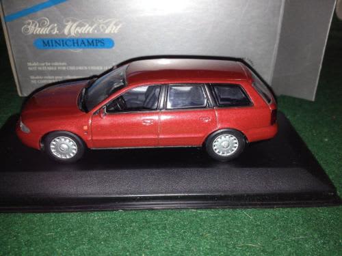 MiniChamps - Audi A4 Avant 1995 Metallic Red  1:43 Scale (NOS)