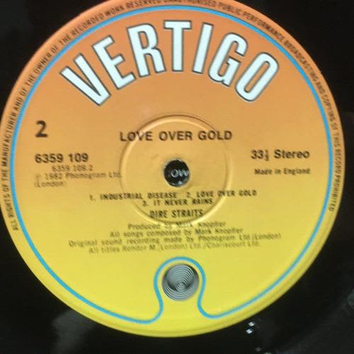 LP - Dire Straits Love Over Gold