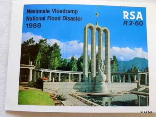 RSA - 1988 - NATIONAL FLOOD DISASTER (Booklet with 10 stamps)