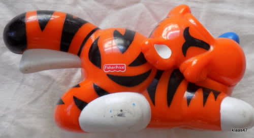 Fisher Price - 2002 Mattel - Growling Tiger Flashlight (Battery not included)