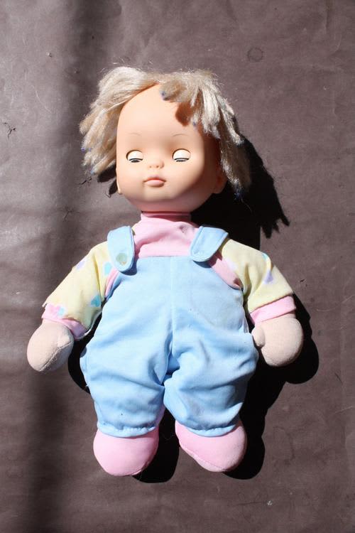 DOLL 290 MM - CAN OPEN AND CLOSE EYES - 1988 CITY TOY