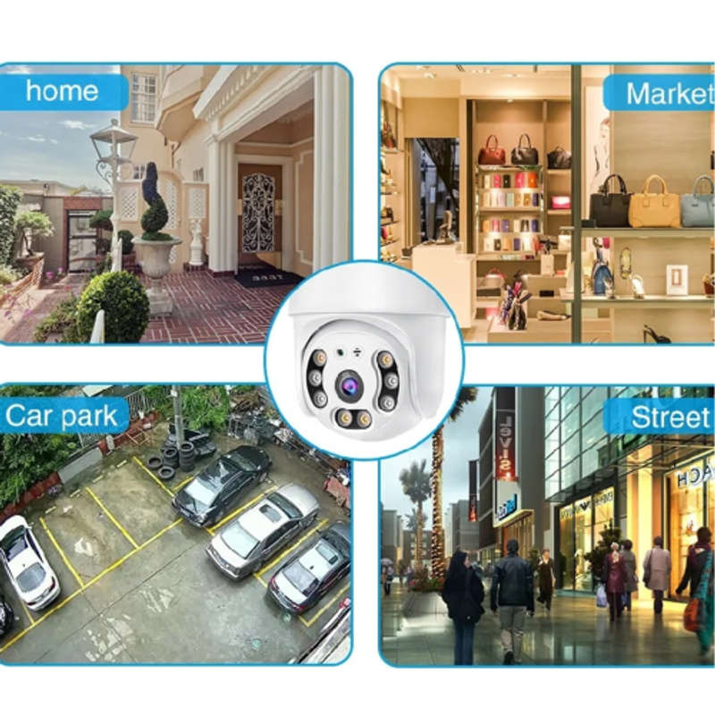 Surveillance Cameras Outdoor Security Probe 360° Pantilt Rotating