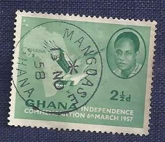 Ghana - Ghana.1957. Independence Commemoration 2½d Dr. Kwame Nikrumah ...