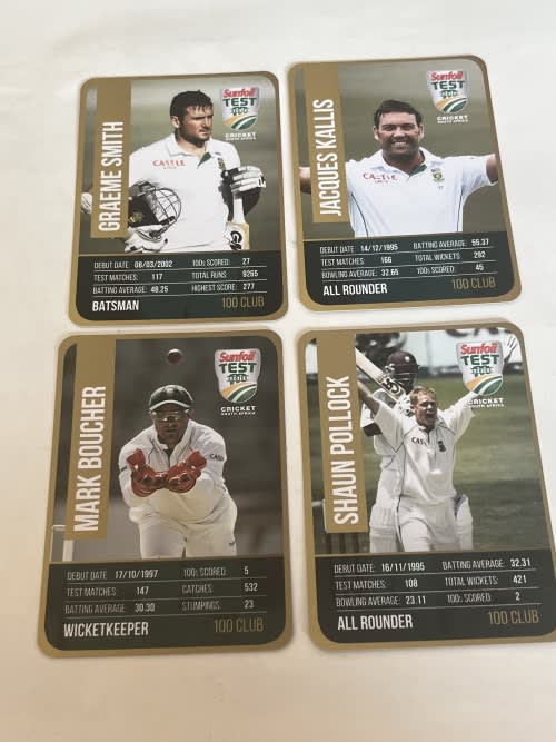 Cricket Cards - 2018 Sunfoil Gold Cricket Card * 4