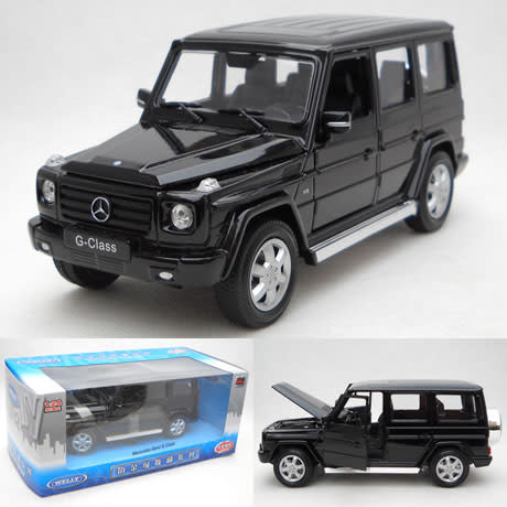 Mercedes-Benz G-class 2009 black 1/24 Welly NEW+boxed  #2063 instant wheels