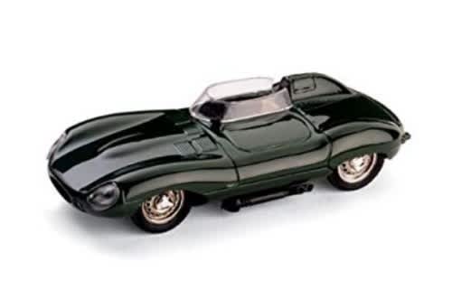 Jaguar D-Type 1954 British-racing-green 1/43 Brumm NEW+boxed #5127 instant wheels