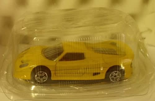 Ferrari F50 1996 yellow 1/43 Bburago NEW+reblistered  #5700 instant wheels