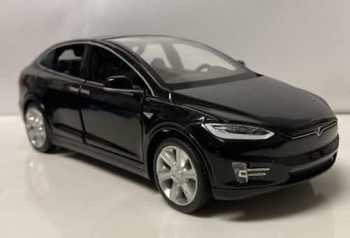Tesla Model X 2022 black 1/32 Zabawka NEWinBlister  #3211 instant wheels